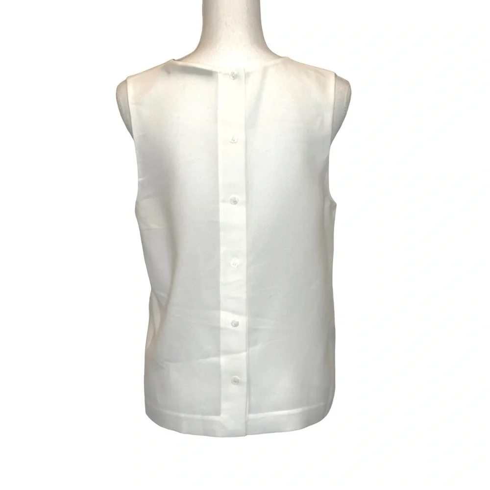 JENNI KAYNE | Crepe V Neck Shell - Picture 6 of 7